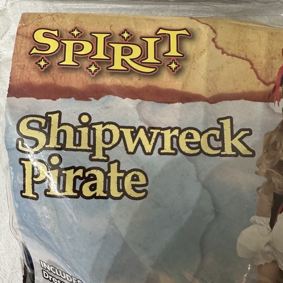 SPIRIT Leg Ave Shipwreck Pirate Halloween Costume Adult Plus Size‎ 18-20 Dress - Picture 3 of 6